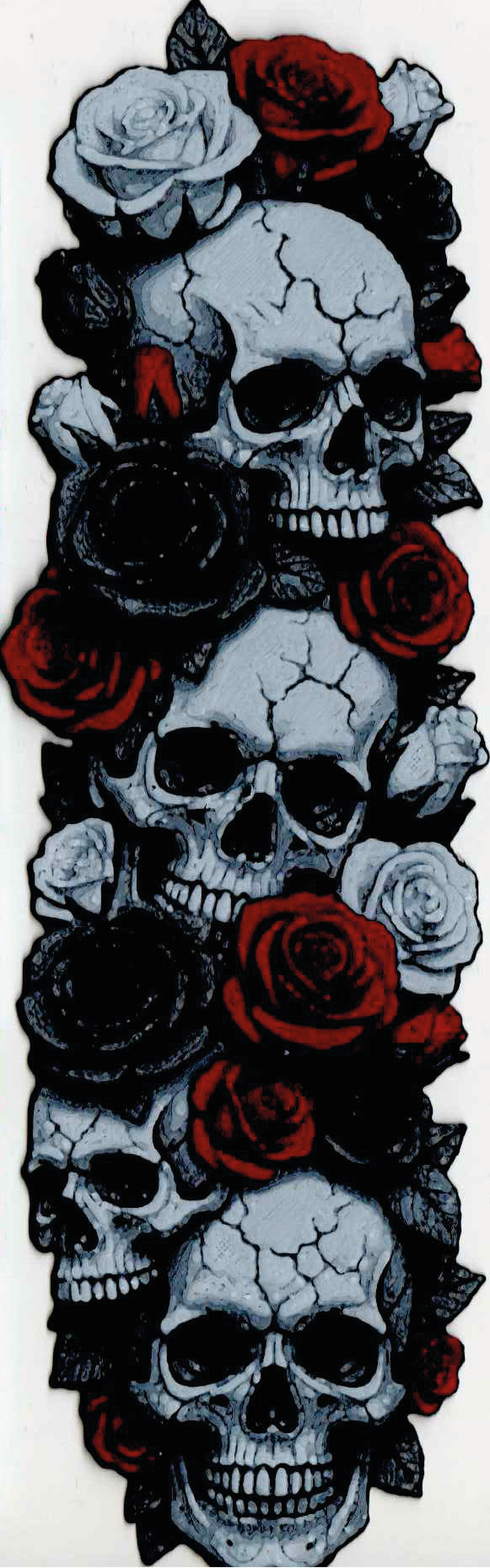 Marcapáginas3D Skulls V1