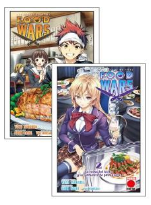 FOOD WARS PACK PROMOCIONAL 1 Y 2