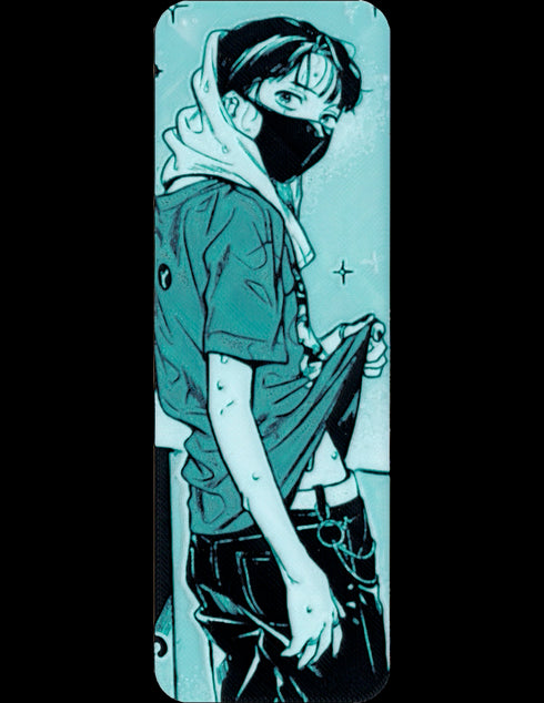 Marcapáginas3D Yuri verde V1