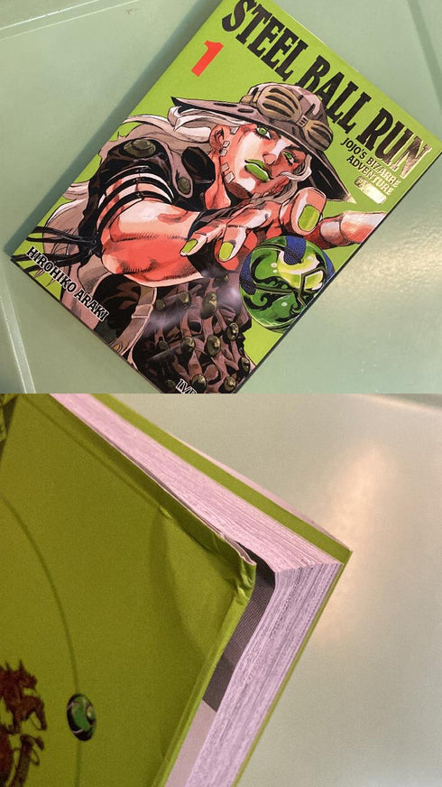 JOJO'S BIZARRE ADVENTURE PARTE 7: STEEL BALL RUN 01 (CON DETALLE)