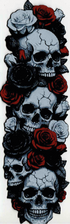 Marcapáginas3D Skulls V1