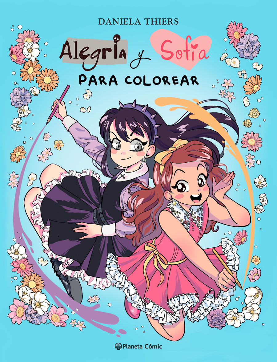 ALEGRÍA Y SOFÍA PARA COLOREAR